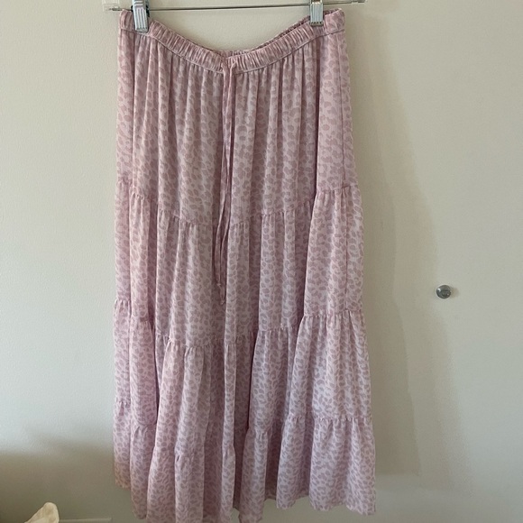 Aerie Purple Cheetah Skirt - Picture 1 of 3